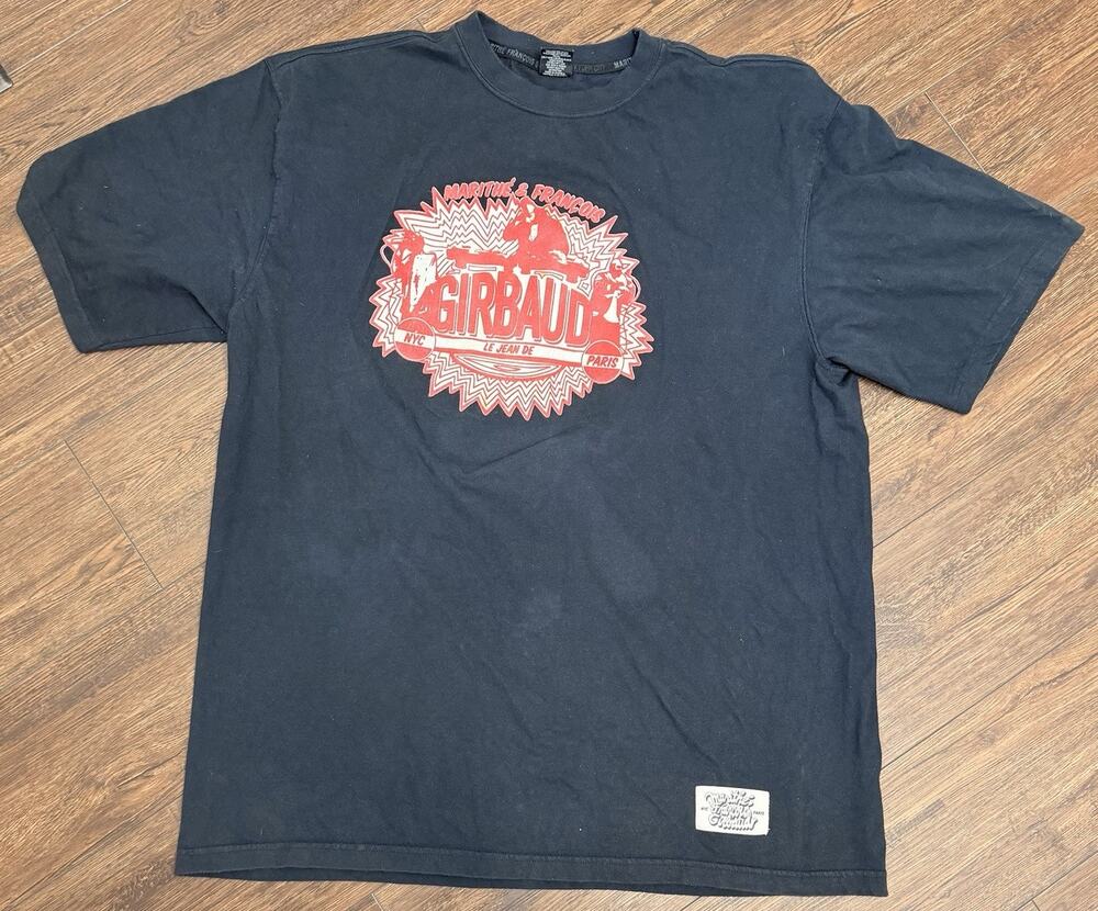 VTG 90's Marithe + Francois Girbaud DJ crew graphic print T-Shirt Men's XXL